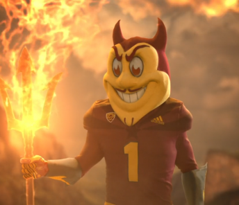 ASU mascot Sparky created with Perception Neuron motion capture.